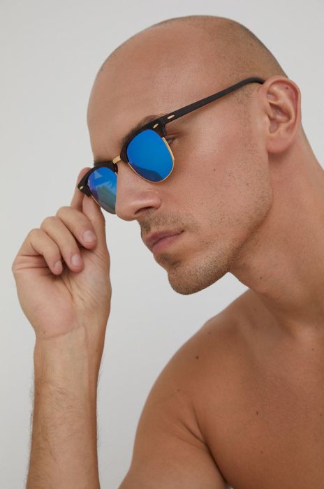 Ray-Ban - Окуляри Clubmaster колір коричневий (910332)