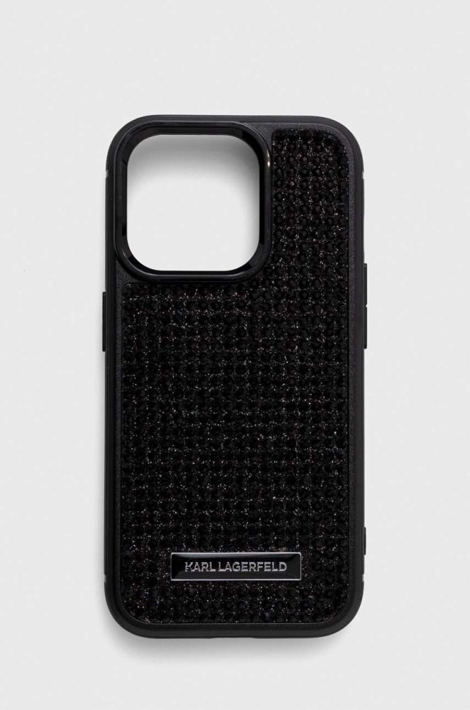 Чохол на телефон Karl Lagerfeld iPhone 15 Pro 6.1 колір чорний (3644219)