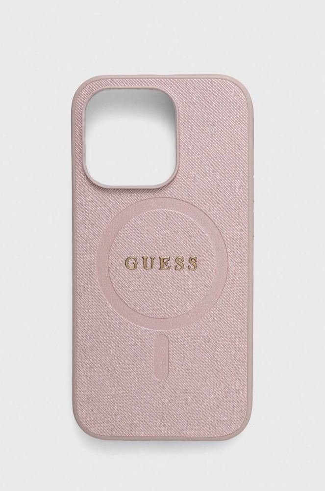 Чохол на телефон Guess iPhone 14 Pro 6.1 колір рожевий (3644172)