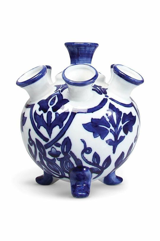 Декоративна ваза &k amsterdam Tulip Blue колір блакитний