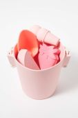 Набір іграшок для пісочниці SunnyLife Silicone Bucket & Spade Set Pin колір рожевий