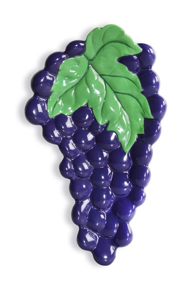 &k amsterdam Декоративний піднос Grape колір фіолетовий