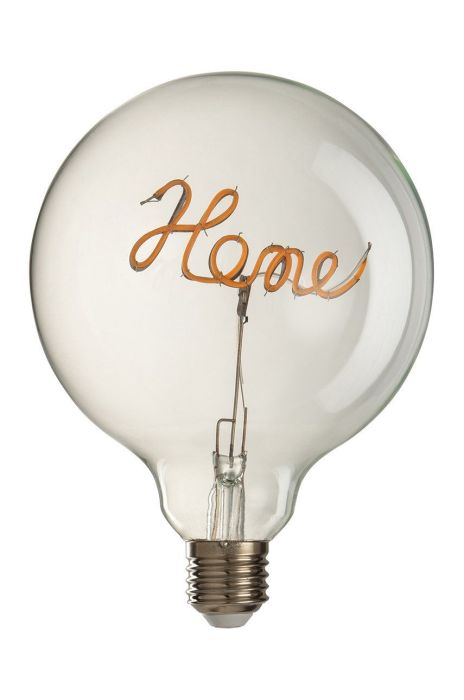 J-Line Декоративна лампочка колір жовтий (2592287)