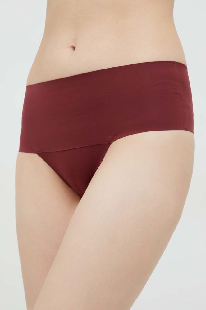 Моделюючі стринги Spanx колір бордовий