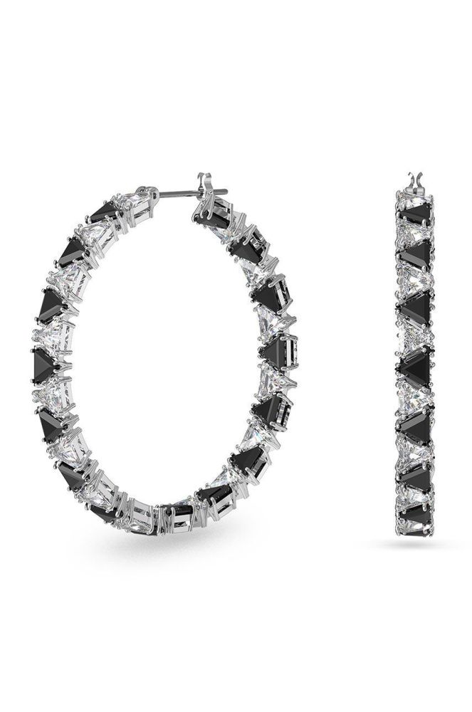 Сережки Swarovski колір срібний (2130794)