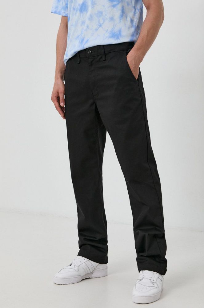 Штани Vans чоловічі колір чорний фасон chinos