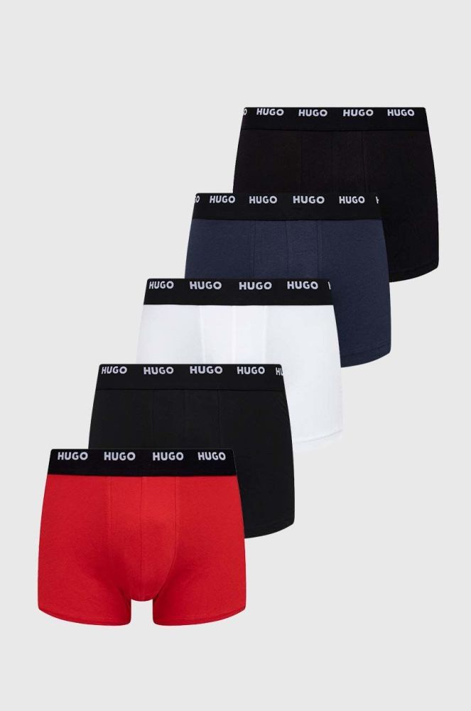 Боксери HUGO 5-pack чоловічі колір чорний (2764740)