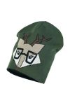 Дитяча шапка Jamiks колір зелений з тонкого трикотажу (2675198)