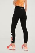 Легінси Dkny жіночі колір чорний з аплікацією (2552407)