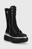 Черевики Liu Jo June 06 жіночі колір чорний на платформі