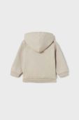 Кофта для немовлят Mayoral колір бежевий з капюшоном з аплікацією