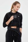 Кофта Guess жіноча колір чорний з аплікацією (3585127)