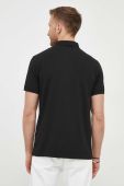 Поло Karl Lagerfeld чоловічий колір чорний однотонний