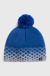 Шапка Viking Napari вовна колір блакитний
