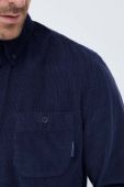 Вельветова сорочка North Sails колір синій regular комір button-down