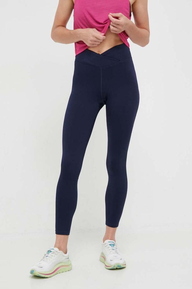 Легінси для тренувань Reebok Workout Ready колір синій однотонні (3544929)