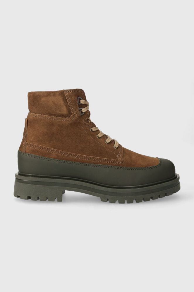 Шкіряні черевики Gant Palrock чоловічі колір коричневий 27643365.G46