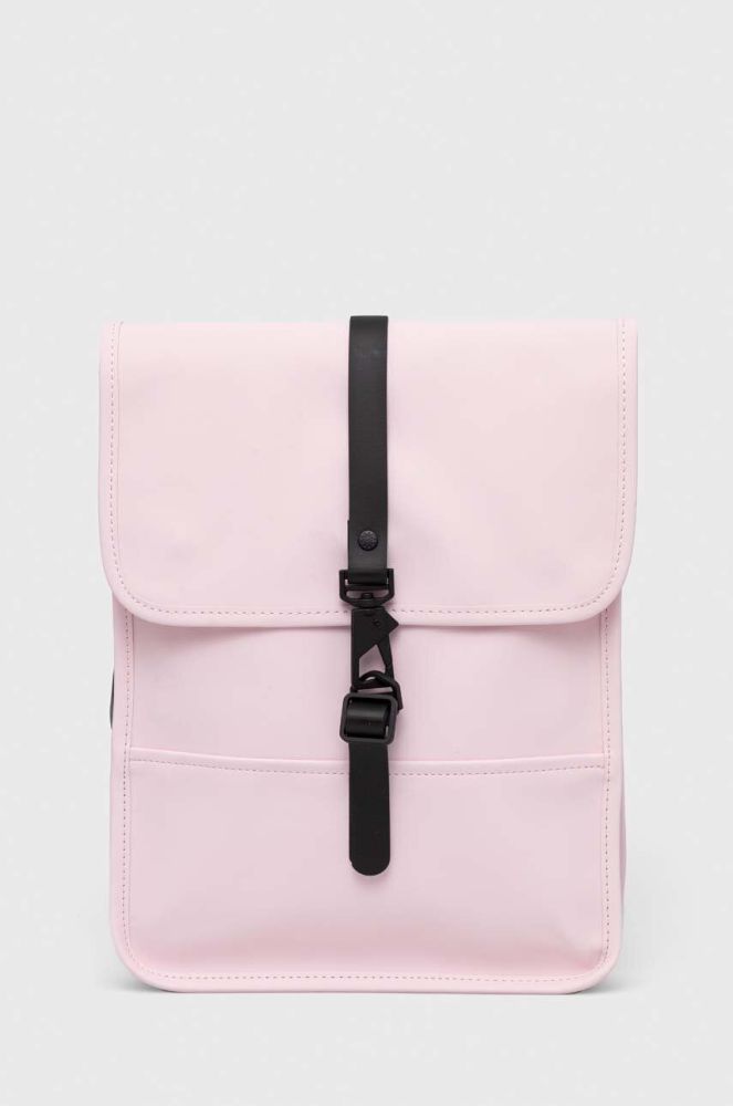 Рюкзак Rains 13010 Backpacks колір рожевий великий однотонний