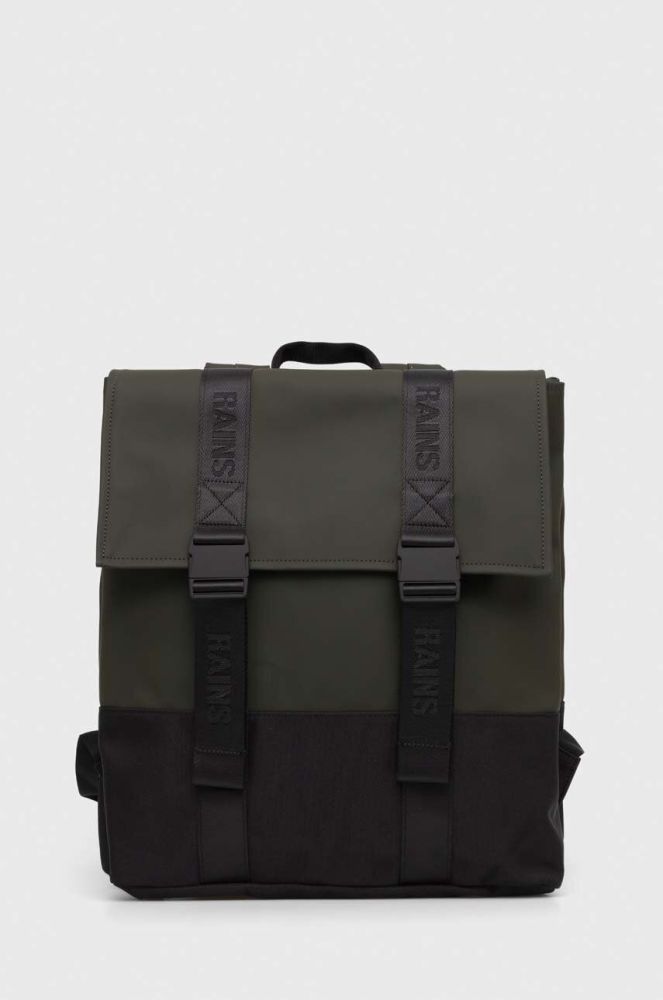 Рюкзак Rains 14310 Backpacks колір зелений великий однотонний (3480057)