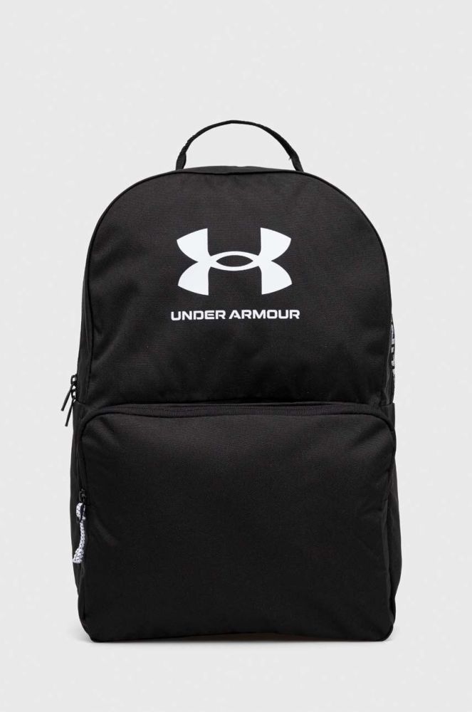 Рюкзак Under Armour колір чорний великий з принтом (3618369)