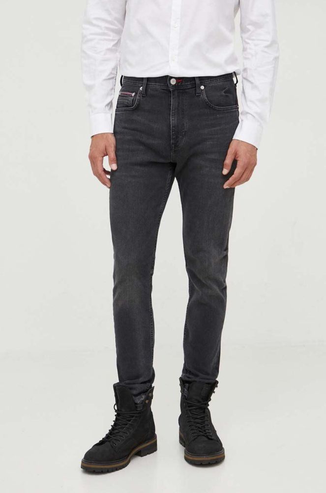 Джинси Tommy Hilfiger HOUSTON чоловічі колір чорний