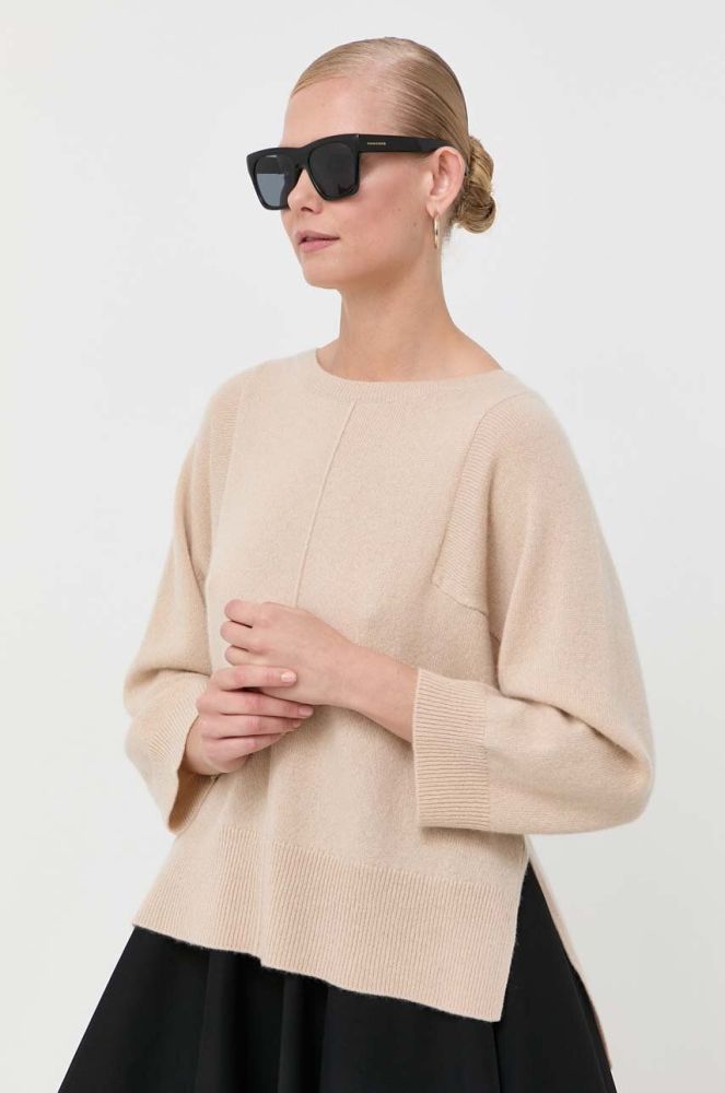 Светр з кашеміру Weekend Max Mara колір бежевий легкий