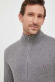 Кардиган з домішкою кашеміру Tommy Hilfiger колір сірий