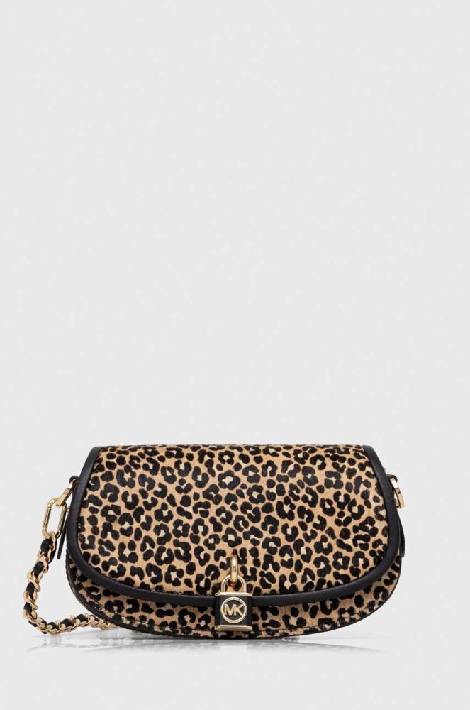Шкіряна сумочка MICHAEL Michael Kors колір чорний (3558813)