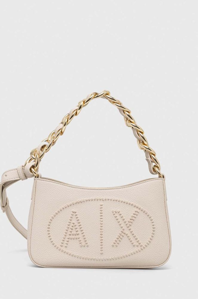 Сумочка Armani Exchange колір бежевий (3416778)