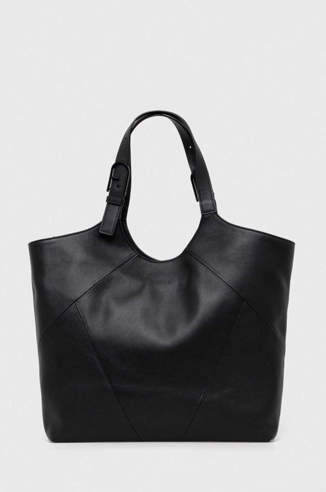 Шкіряна сумочка Furla колір чорний (3542727)