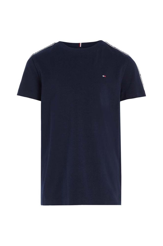 Дитяча футболка Tommy Hilfiger колір чорний з аплікацією (3508377)