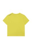 Дитяча бавовняна футболка Karl Lagerfeld колір жовтий з принтом (3412110)