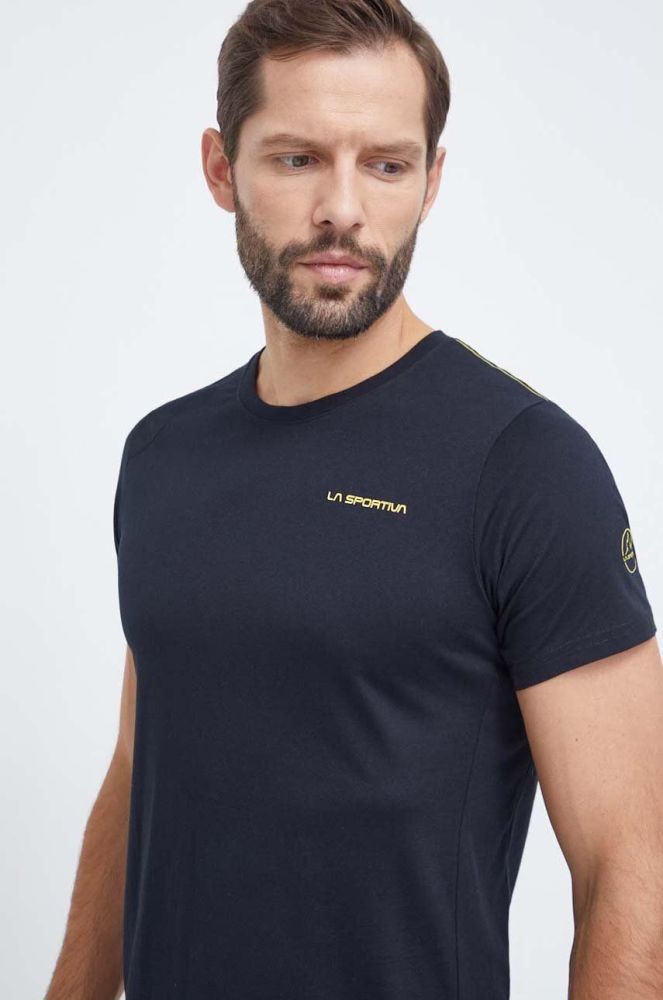 Футболка LA Sportiva Back Logo чоловіча колір чорний однотонна