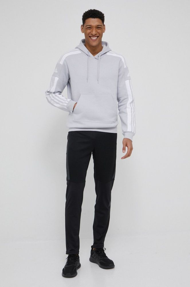 Штани для бігу adidas Performance HE2470 чоловічі колір чорний облягаючі