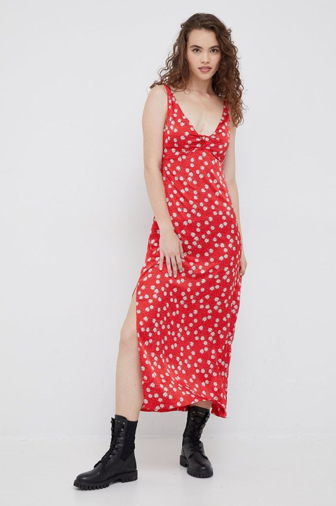 Сукня Pepe Jeans Nain колір червоний maxi пряма