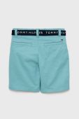 Дитячі шорти Tommy Hilfiger регульована талія колір блакитний (2273014)