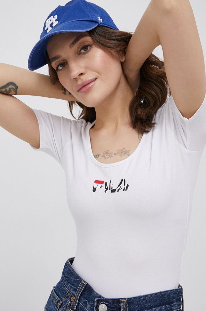 Футболка Fila жіночий колір білий