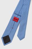 Шовковий галстук HUGO колір блакитний (2884978)