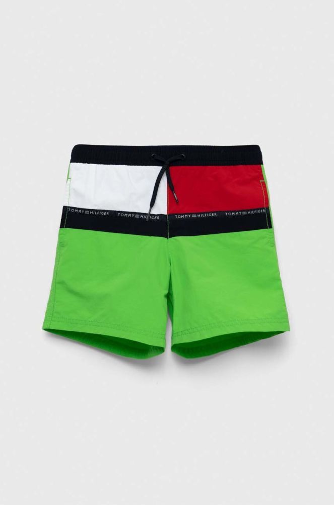 Дитячі шорти для плавання Tommy Hilfiger колір зелений