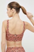 Спортивний бюстгальтер Billabong Summit колір помаранчевий візерунок