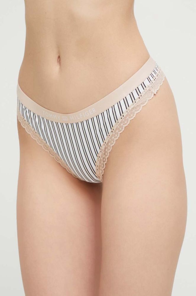 Стринги Tommy Hilfiger колір бежевий (3152786)