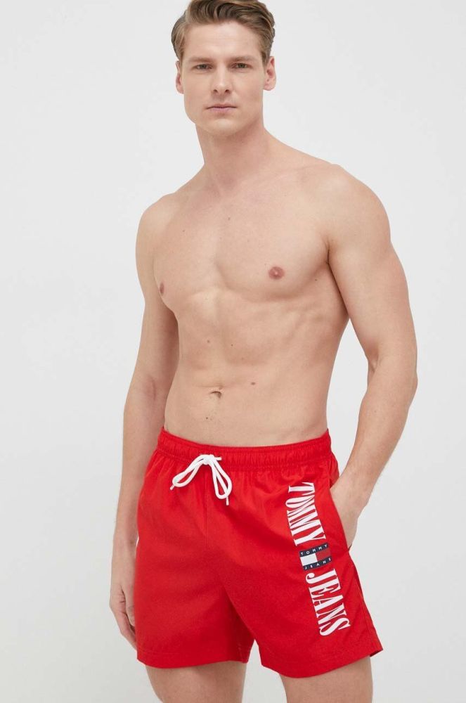 Купальні шорти Tommy Jeans колір червоний (3003290)