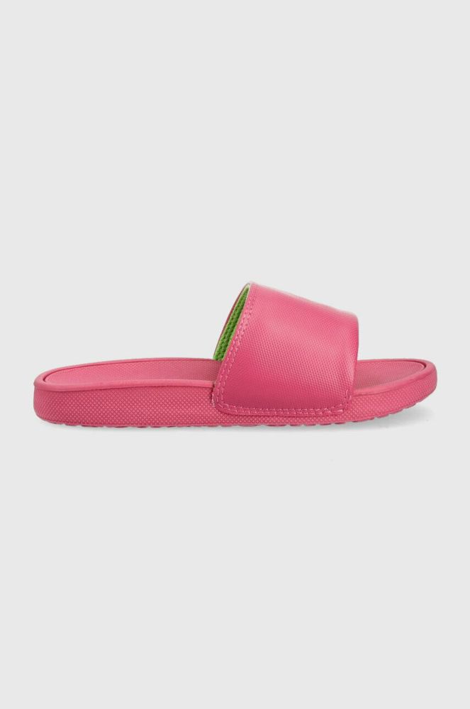 Дитячі шльопанці Polo Ralph Lauren колір рожевий