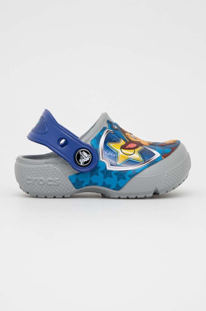Дитячі шльопанці Crocs колір сірий (3112594)