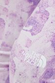 Легінси The North Face жіночі колір фіолетовий візерунок