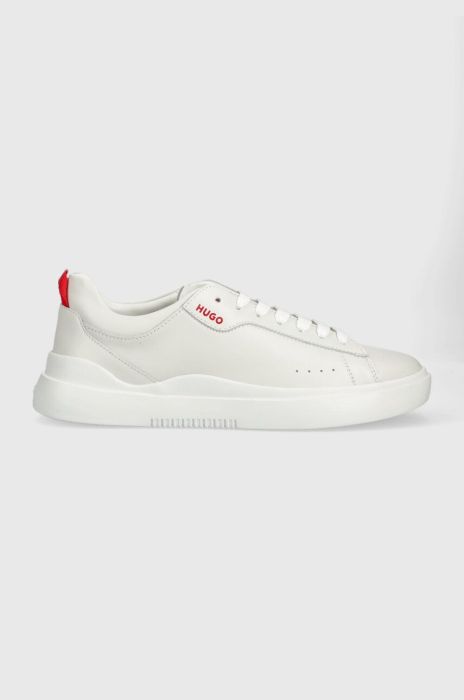 Шкіряні кросівки HUGO Blake колір білий 50493130