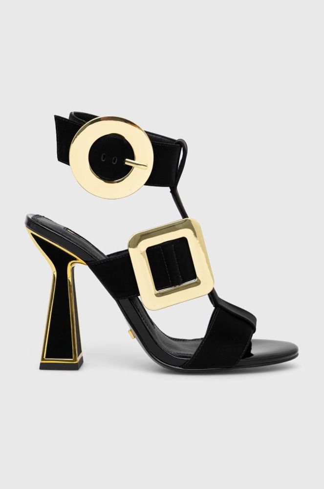 Замшеві сандалі Kat Maconie Deliz колір чорний
