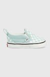 Дитячі кеди Vans TD Slip On V CTHR CHBD MBLUE колір бірюзовий