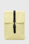 Рюкзак Rains 13400 Rucksack колір жовтий великий однотонний