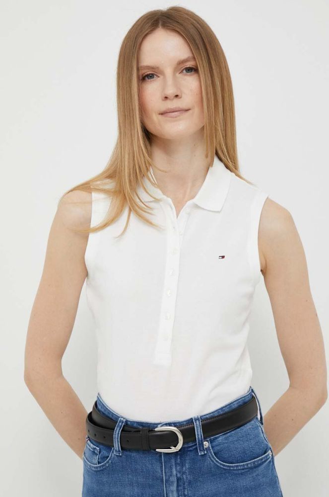 Топ Tommy Hilfiger жіночий колір білий (3185301)